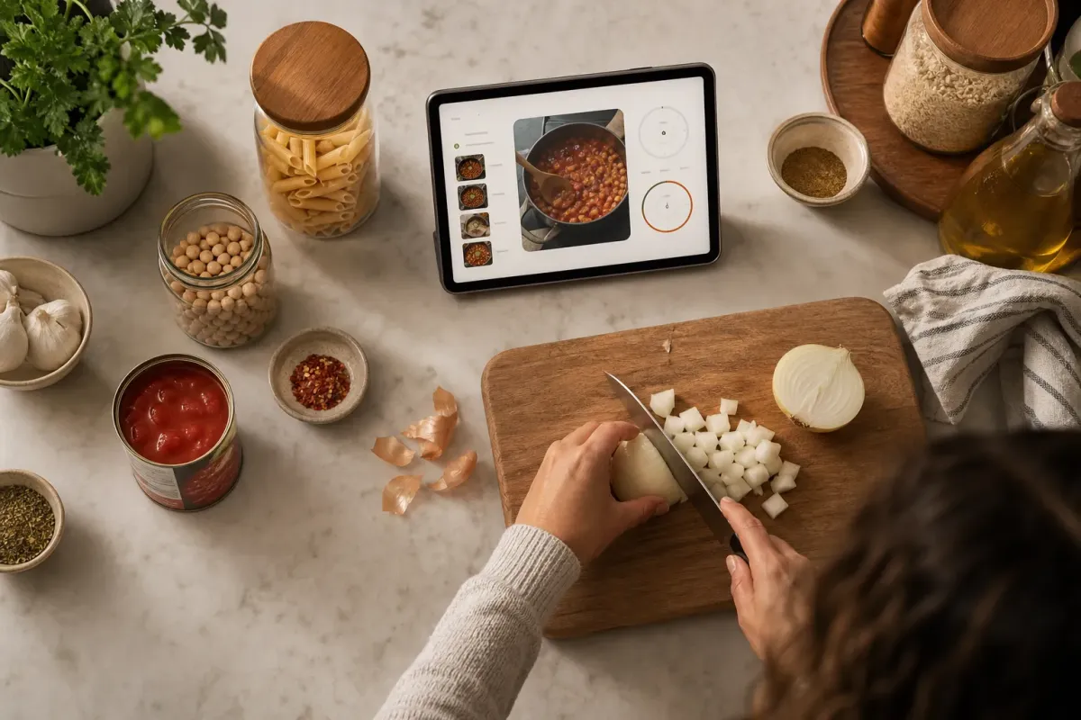Turn pantry staples into dinner with recipes by ingredient. Five steps to plan faster, shrink your shopping list, and stay on your diet.