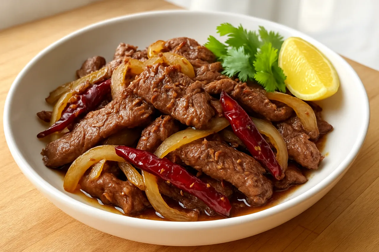 Cumin Beef — a high-protein low-carb chinese recipe with about 4g of fiber