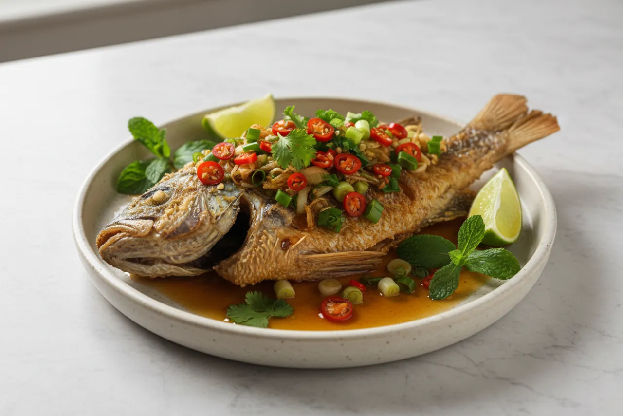 Ca Chien — a high-protein muscle-building vietnamese recipe with about 1g of fiber