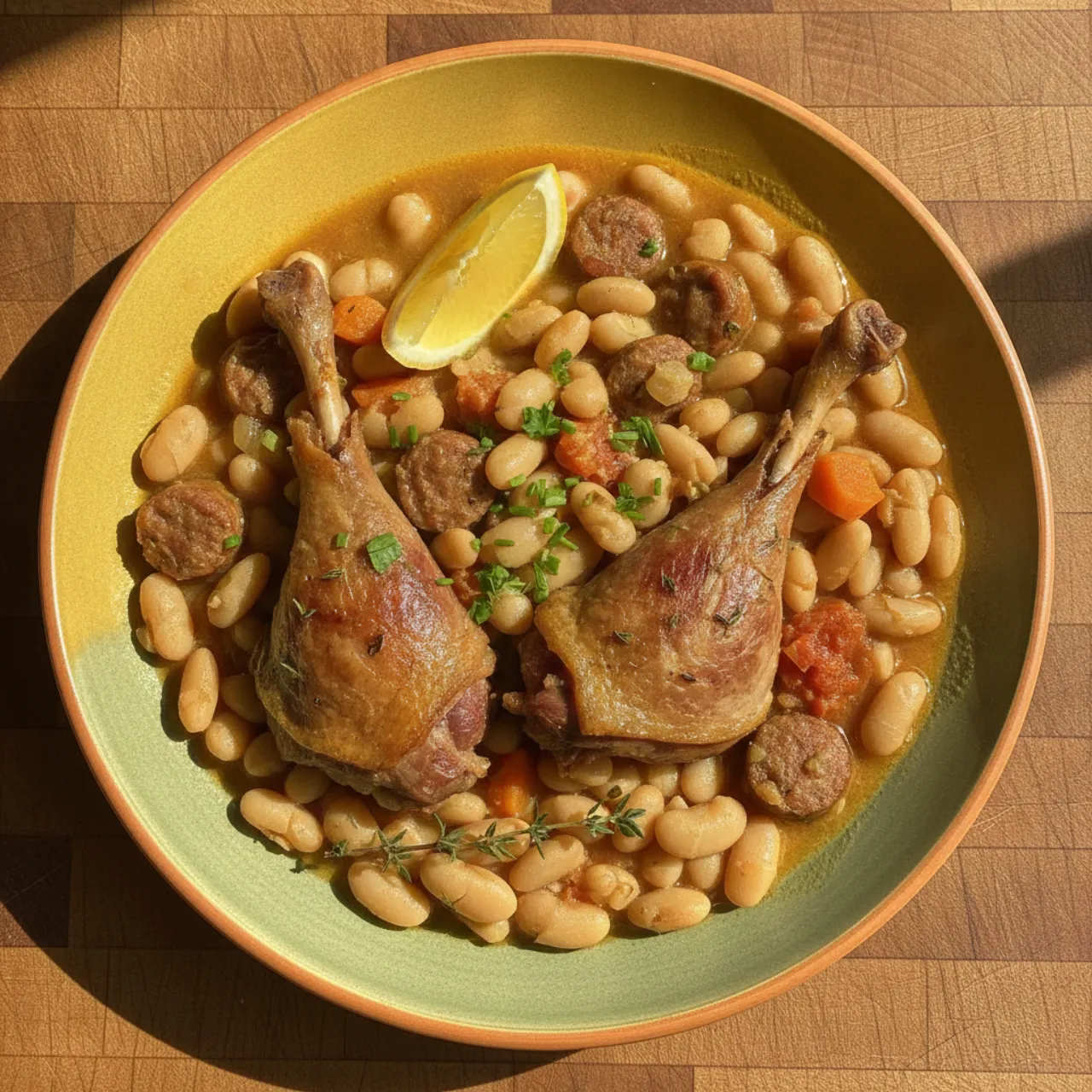 Quick Cassoulet — a high-protein lunch french recipe with about 15g of fiber