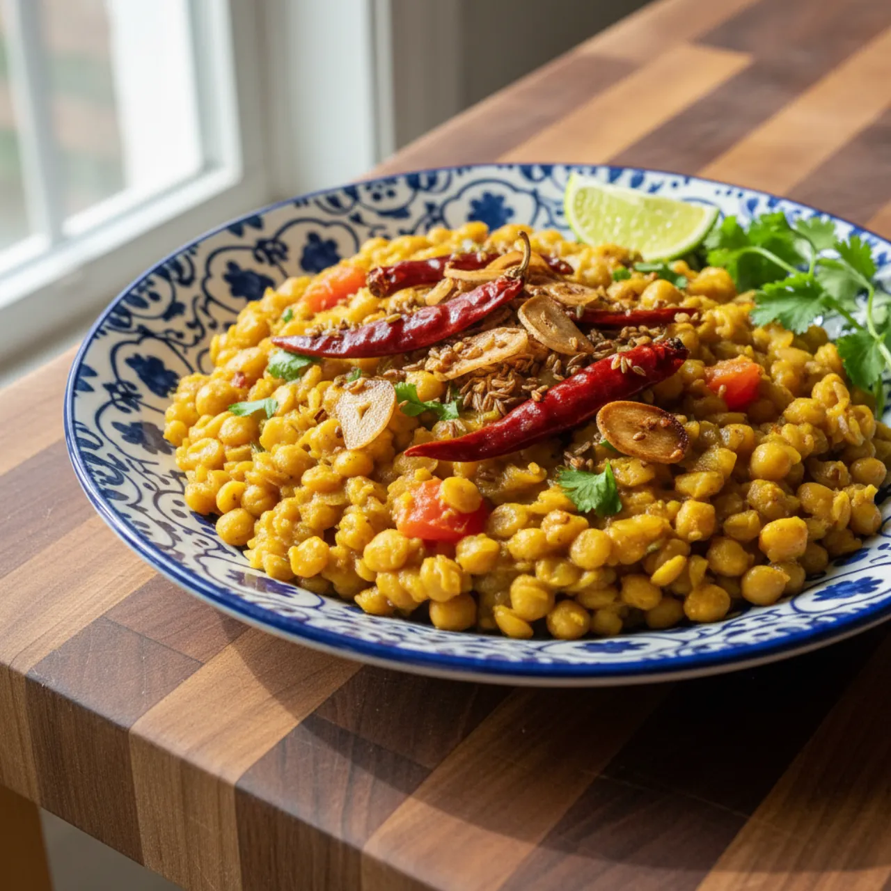 Chana Dal — a high-protein vegan indian recipe with about 12g of fiber