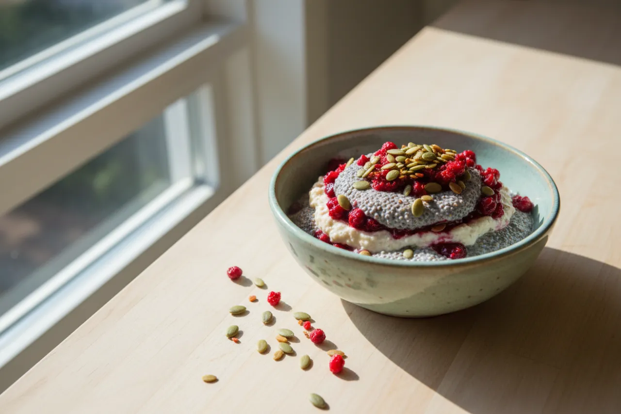 Farro &amp; Roasted Vegetable Bowl — a anti-inflammatory smoothie recipe