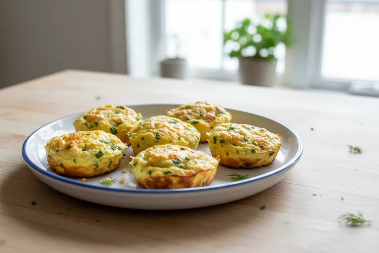 Cottage Cheese Egg Bites — a high-protein breakfast american recipe with about 0g of fiber