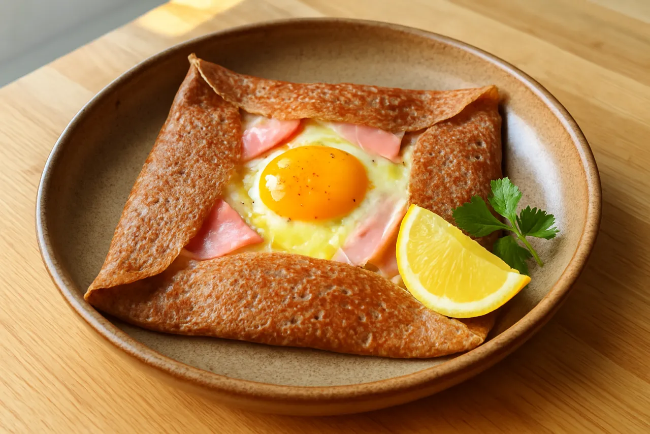 Galette Complete — a 30-minute french recipe with about 0g of fiber