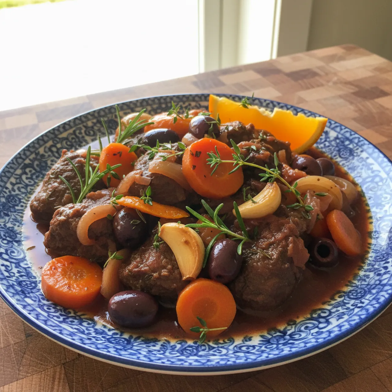 Daube Provencale — a high-protein dinner french recipe with about 2g of fiber