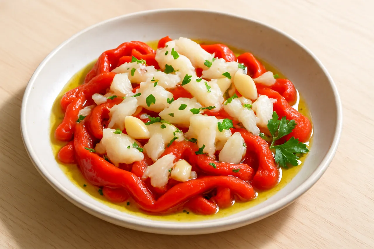 Esgarraet — a anti-inflammatory lunch spanish recipe with about 2g of fiber