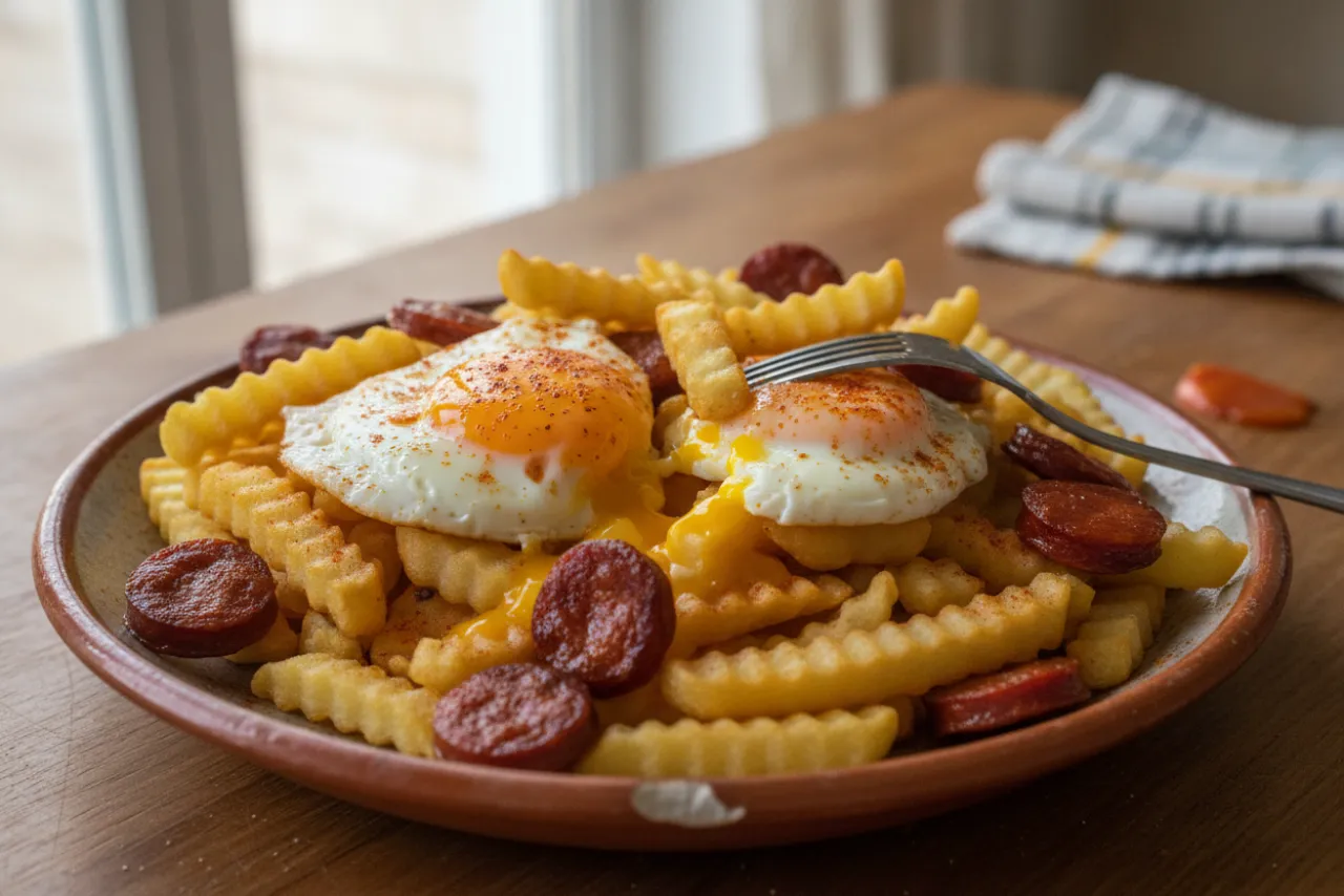 Huevos Estrellados — a Mediterranean diet recipe