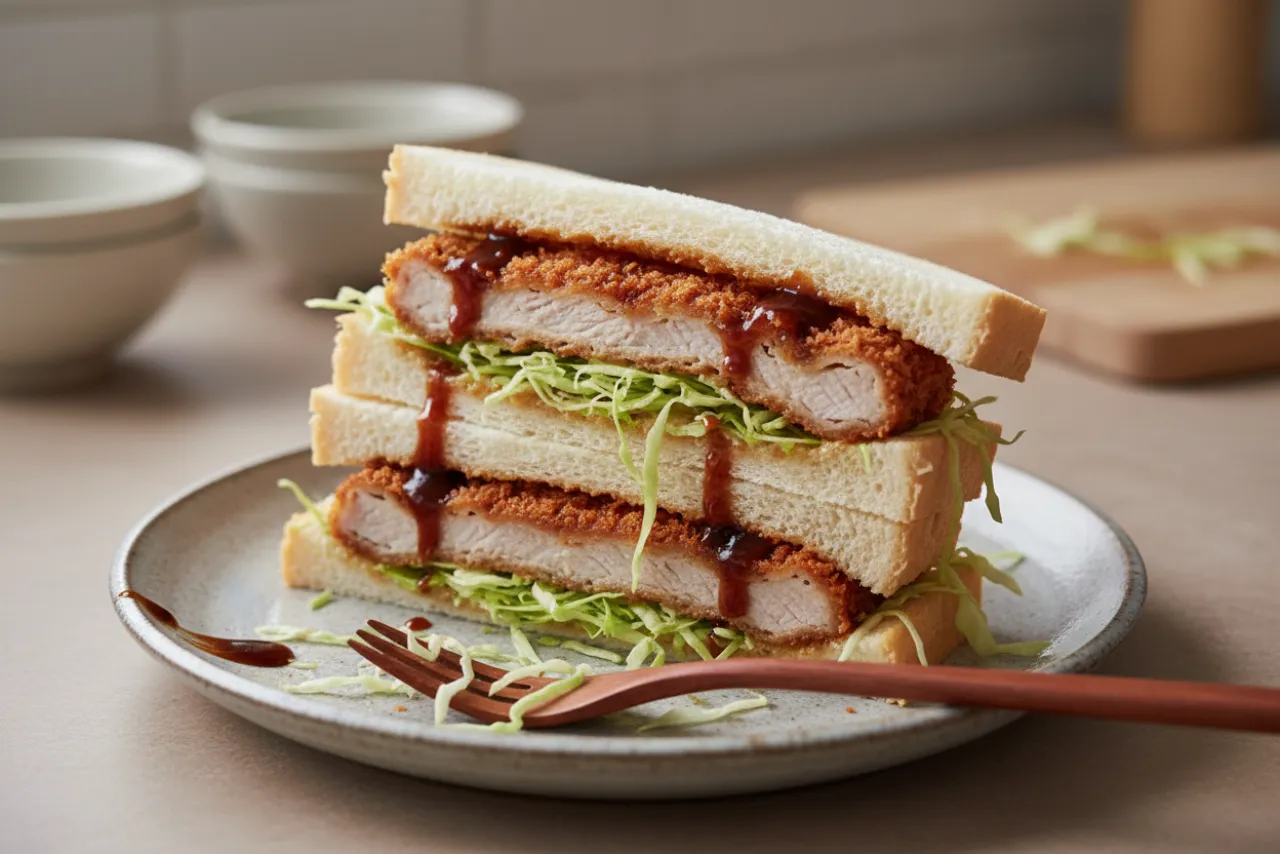 Katsu Sando — a 30-minute japanese recipe with about 5g of fiber