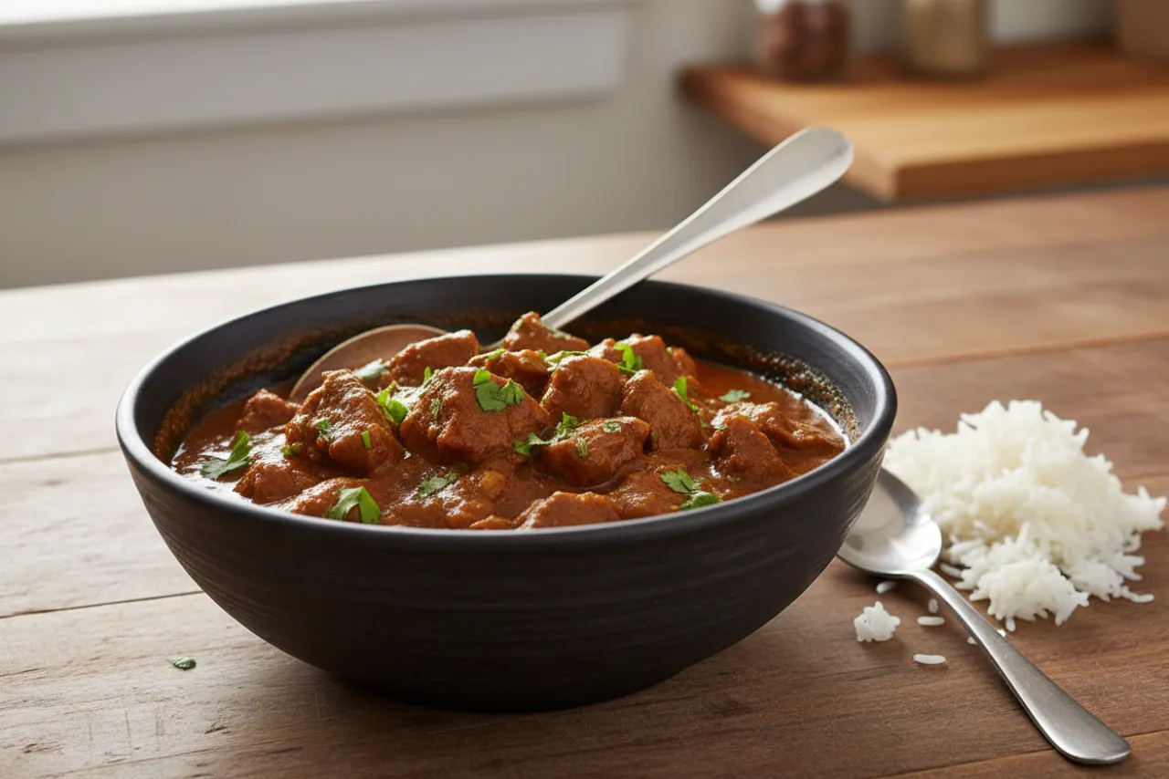 Lamb Curry — a slow cooker indian recipe with about 3g of fiber