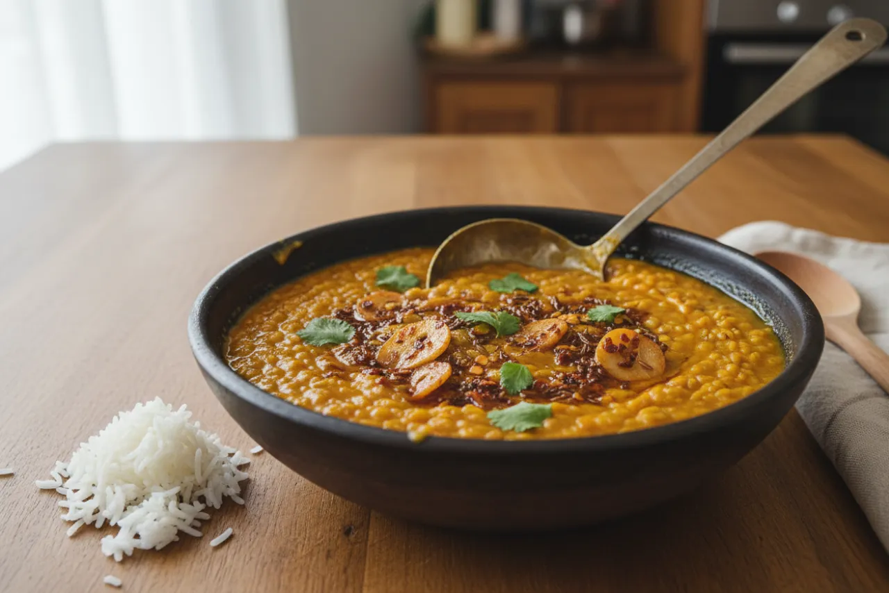 Masoor Dal — a high-protein high-fiber indian recipe with about 6g of fiber