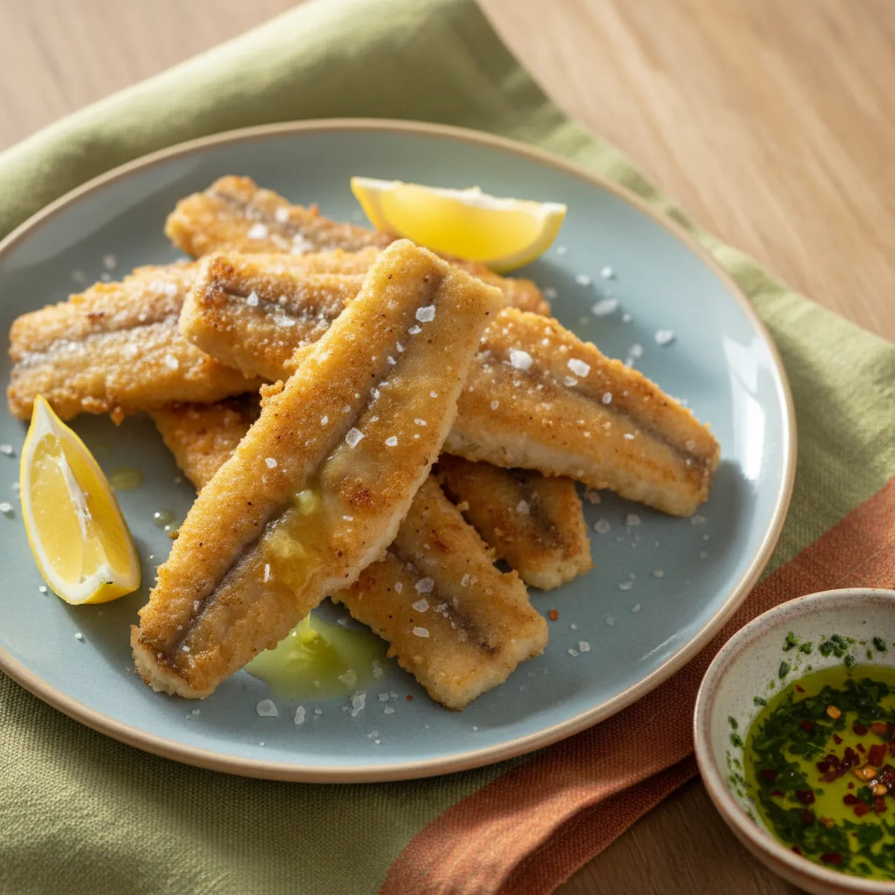 Hake a la Romana — a easy high-protein dinner spanish recipe with about 0g of fiber