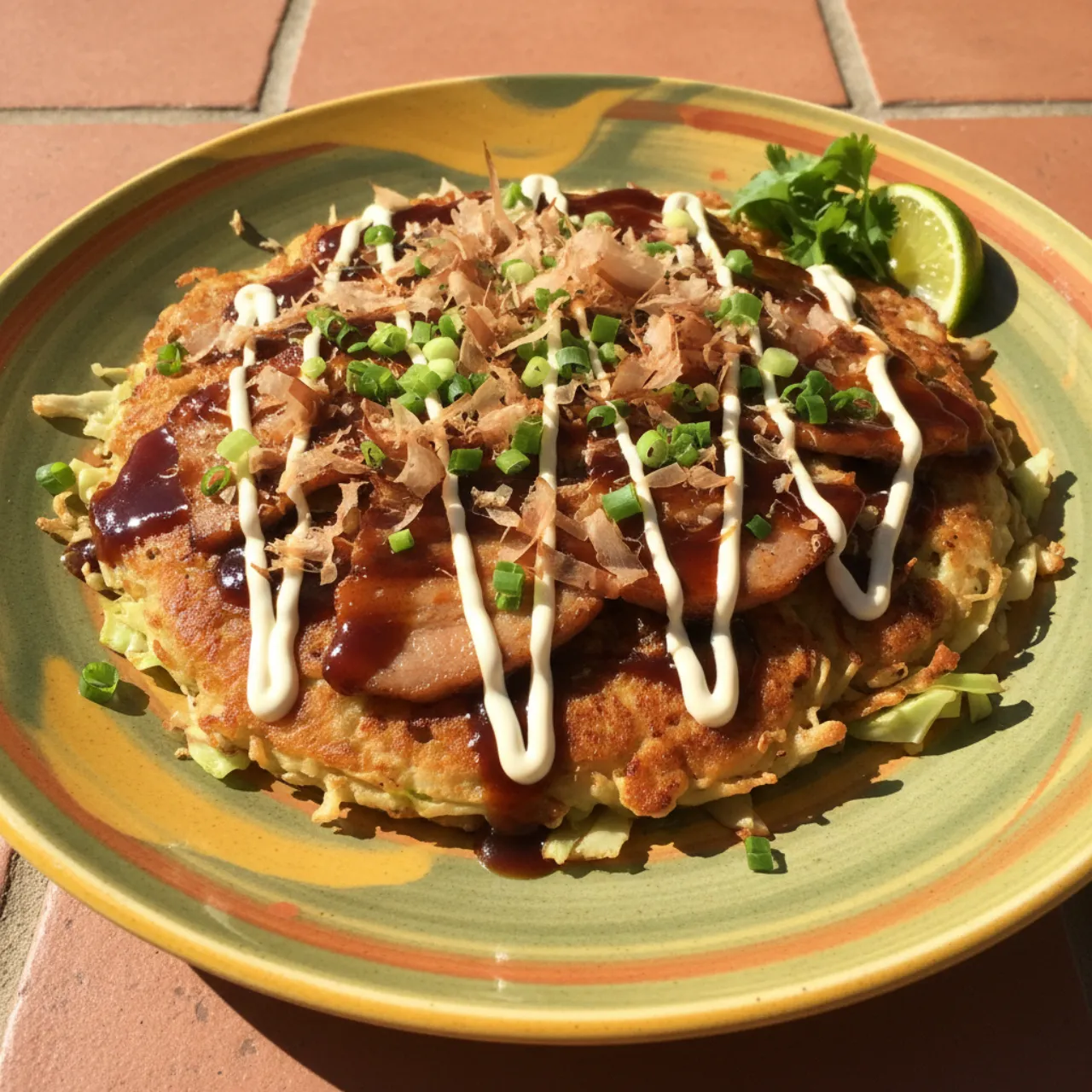 Okonomiyaki — a 30-minute japanese recipe with about 6g of fiber