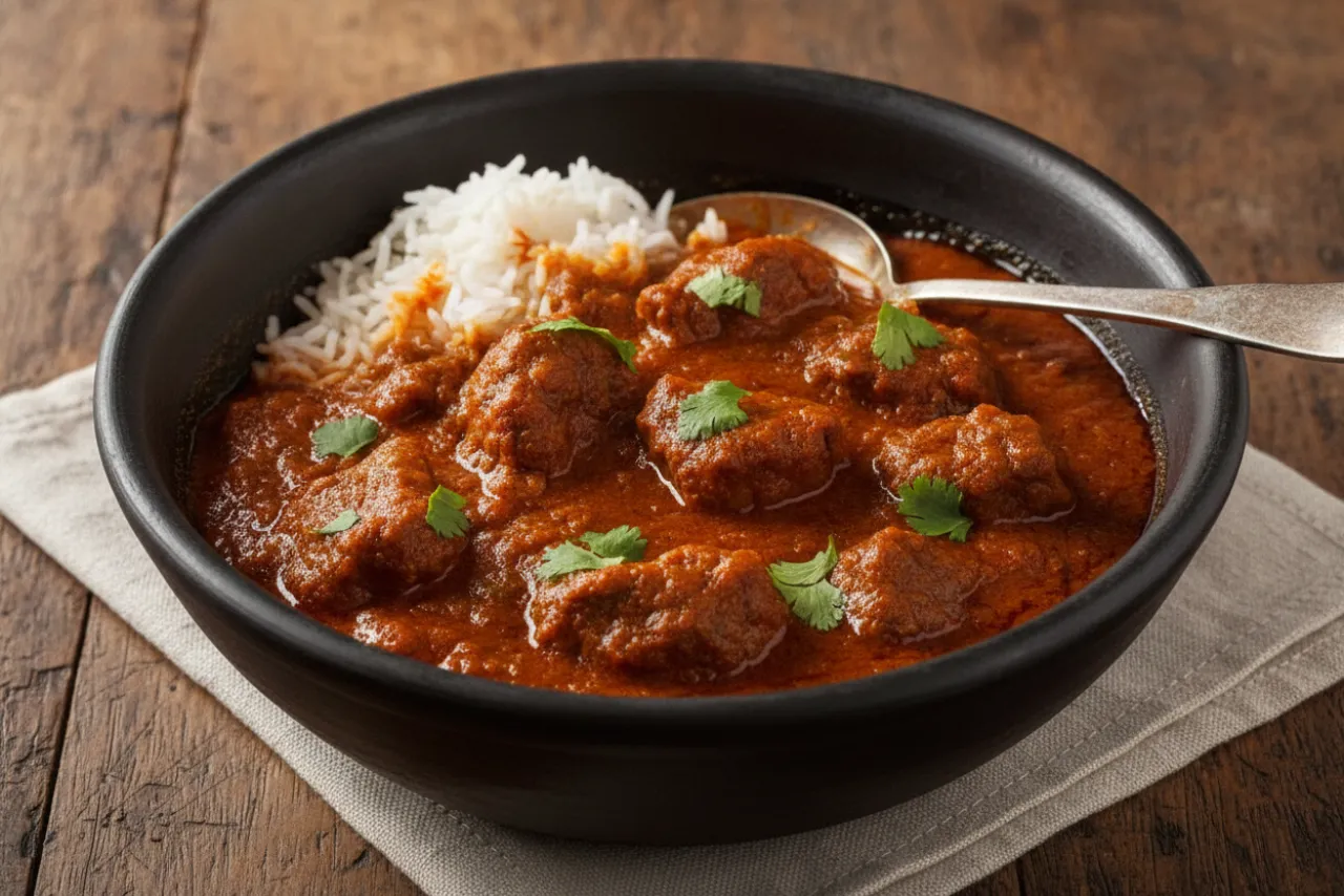 Kashmiri Rogan Josh — a low-carb indian recipe with about 5g of fiber