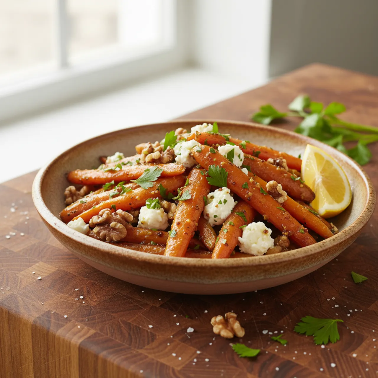 Salade de Carottes au Chevre — a keto dinner french recipe with about 3g of fiber