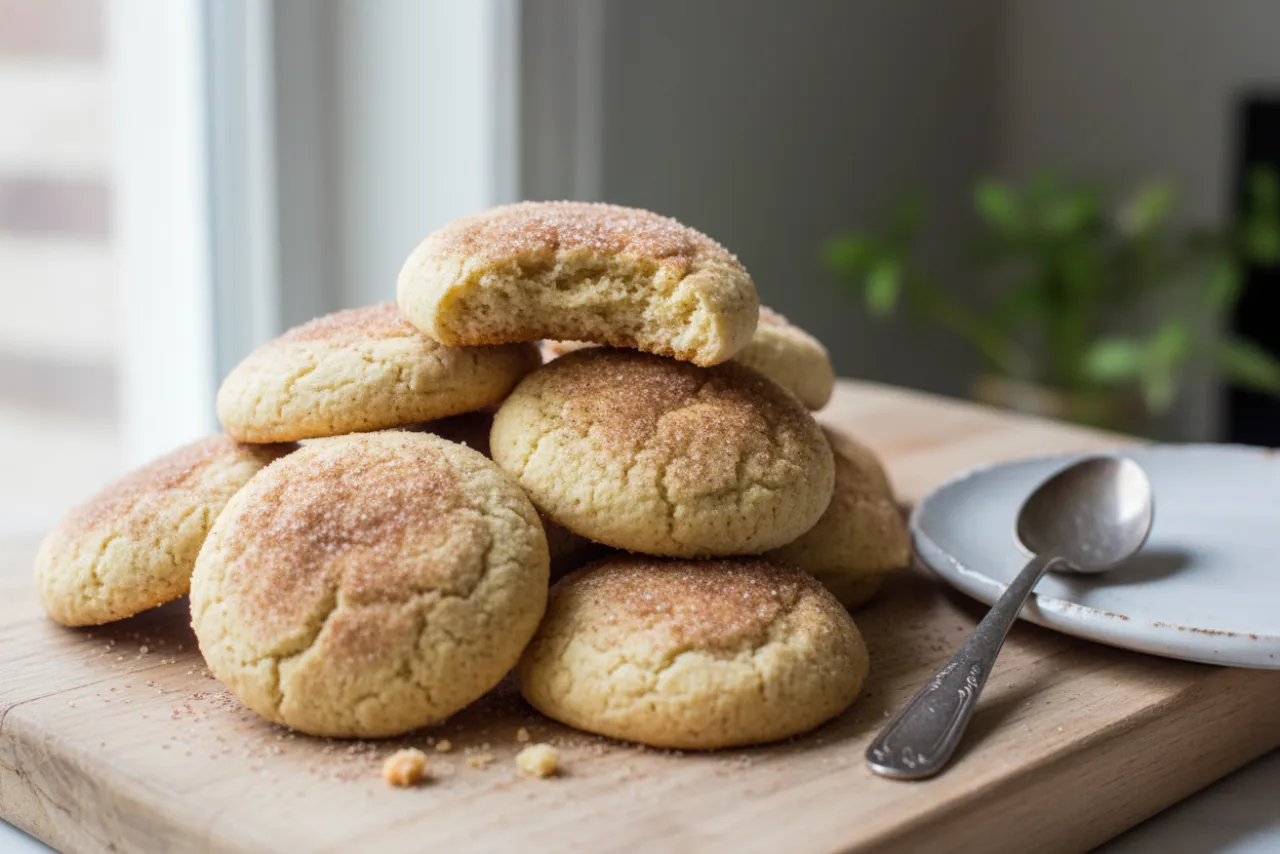 Snickerdoodles — American recipe, finished and plated