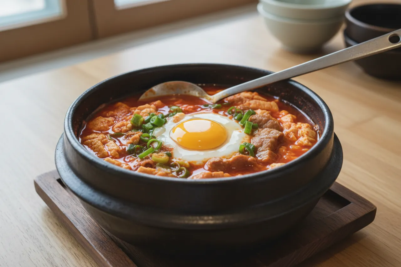 Sundubu Jjigae — a keto dinner korean recipe with about 2g of fiber