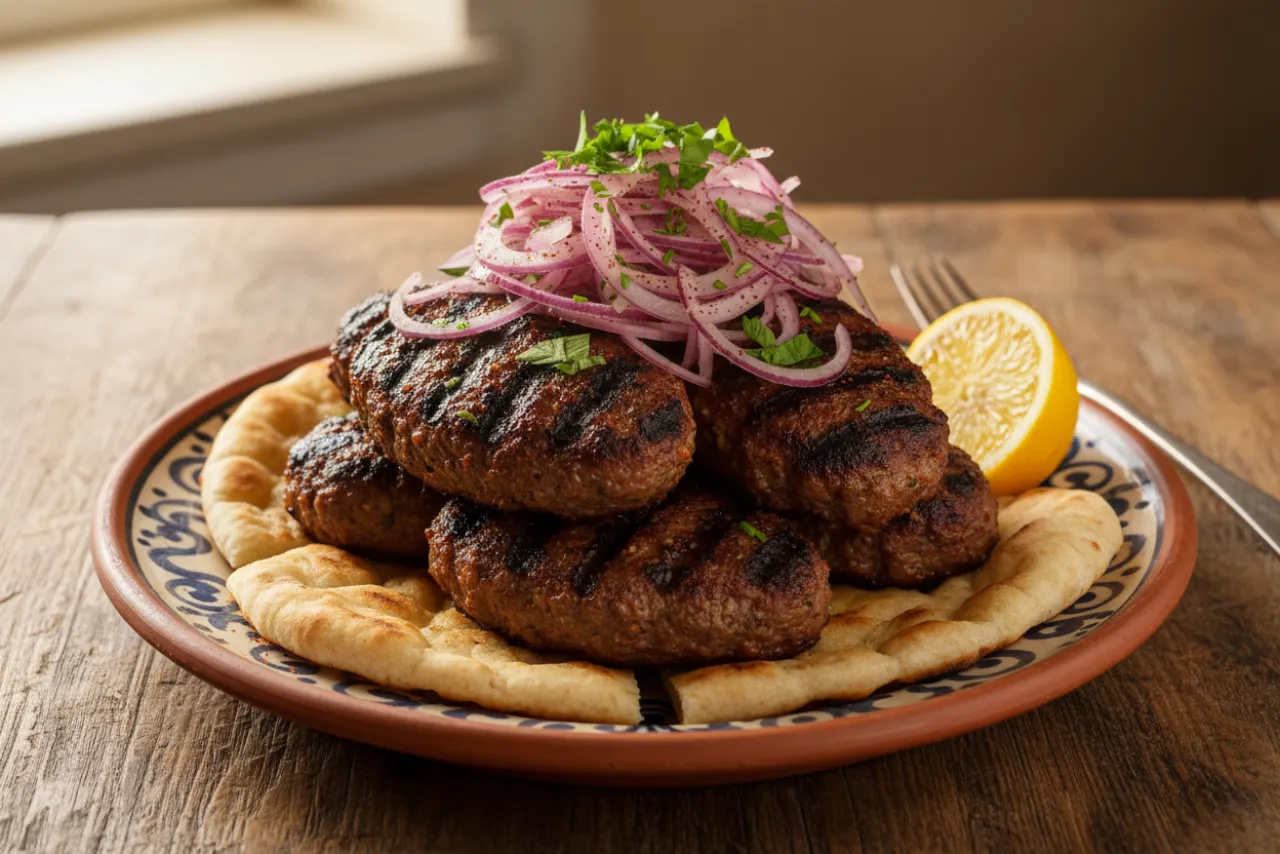 Turkish Kofte — a keto dinner mediterranean recipe with about 2g of fiber