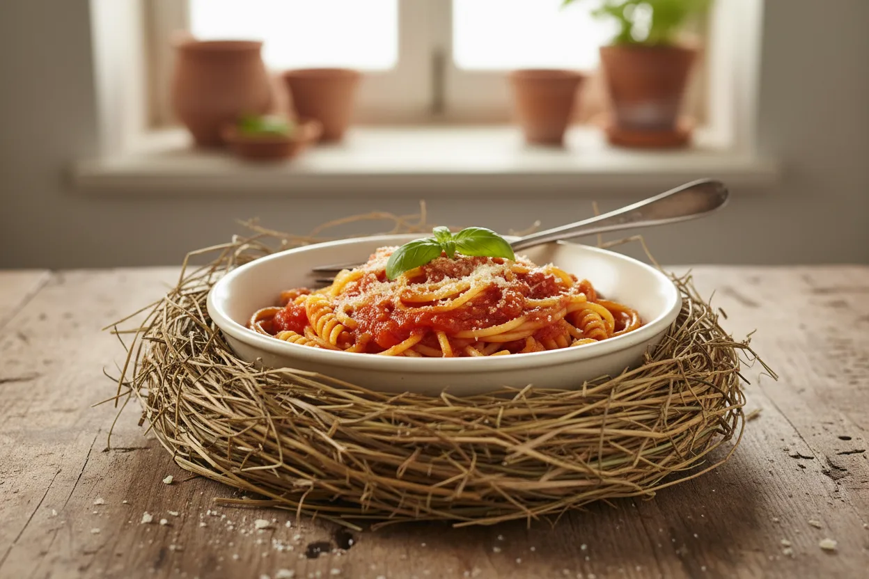 Pasta al Pomodoro (Weeknight) — a vegetarian Mediterranean italian recipe with about 9g of fiber